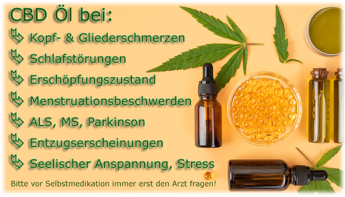 CBD Öl als Arznei